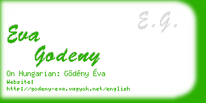 eva godeny business card